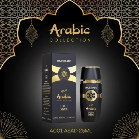 Arabic N.º A001 - Inspiração ASAD TRADICIONAL (MASCULINO) - 25ML
