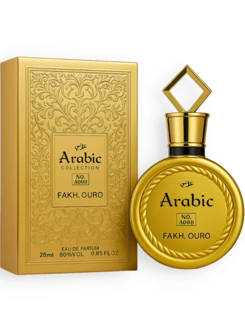 Arabic N.º A008 - Inspiração FAKHAR GOLD (MASCULINO)  EDP - 25ML