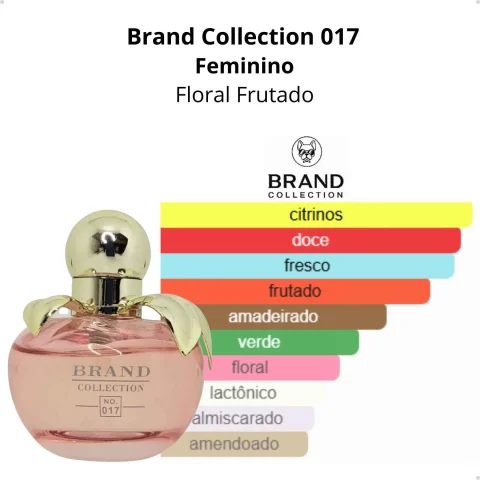 Brand Collection 017 - Inspiração NINA RIOCCI (Feminino) - EDP - 25ml