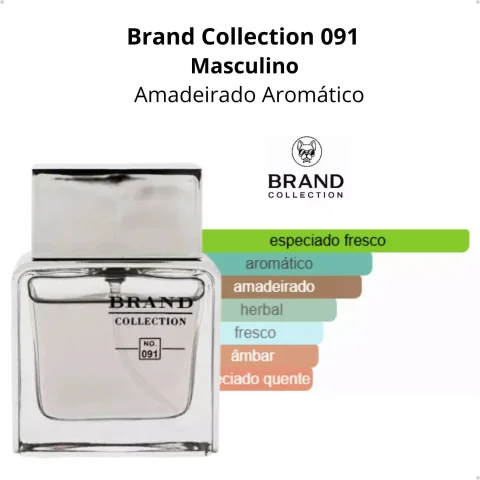 Brand Collection 091 - Inspiração EUPHORIA FOR MEN (Feminino) - EDP - 25ml