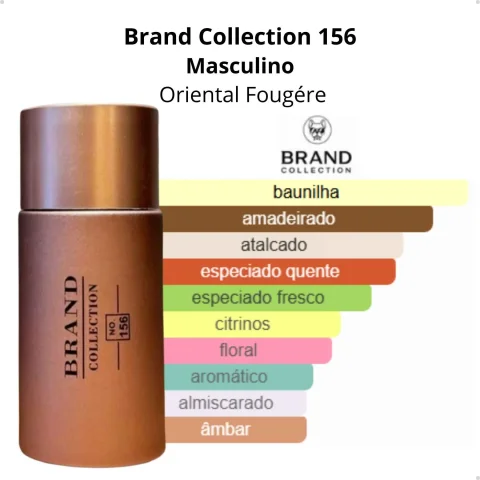 Brand Collection 156 - Inspiração 212 VIP CLASSIC MEN (Masculino) - EDP - 25ml