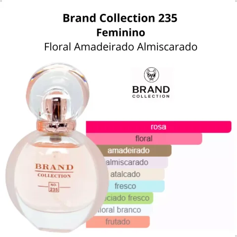 Brand Collection 235 - Inspiração ROSÉ GOLDEA BLOSSOM DELIGHT DA BVLGARI (Feminino) - EDP - 25ml