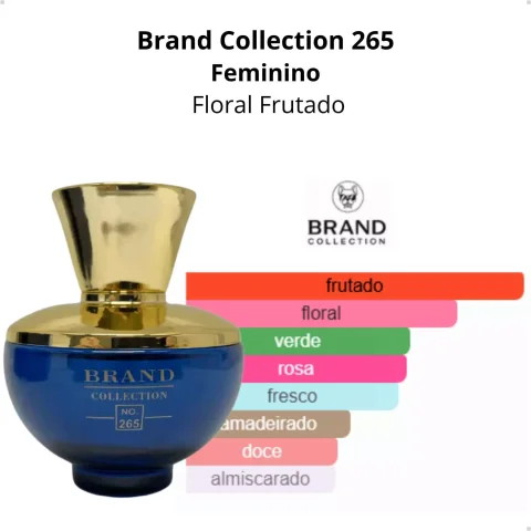 Brand Collection 265 - Inspiração DYLAN BLUE (Feminino) - EDP - 25ml
