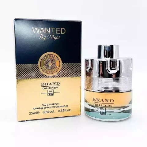 Brand Collection 386 - Inspiração AZZARO WANTED BY NIGHT (Masculino) - EDP - 25ml