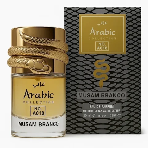 Arabic A018 - Inspiração MUSAM BRANCO (UNISSEX) - EDP - 25ML
