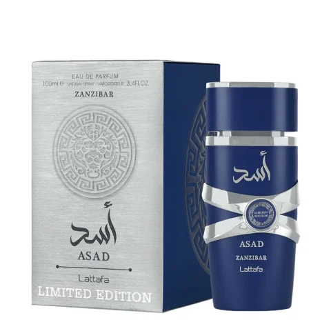 Perfume Árabe Original ASAD ZANZIBAR LIMITED EDITTION LATTAFA (MASCULINO) - EDP - 100ML