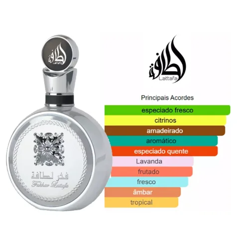Perfume Árabe Original FAKHAR PLATINUM (MASCULINO) - EDP - 100 ML